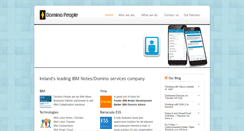 Desktop Screenshot of dominopeople.ie